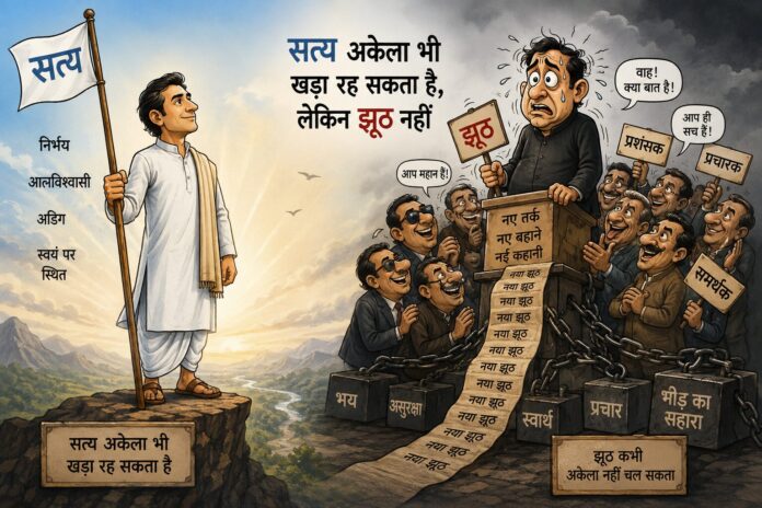 Satya And Jhuth Image